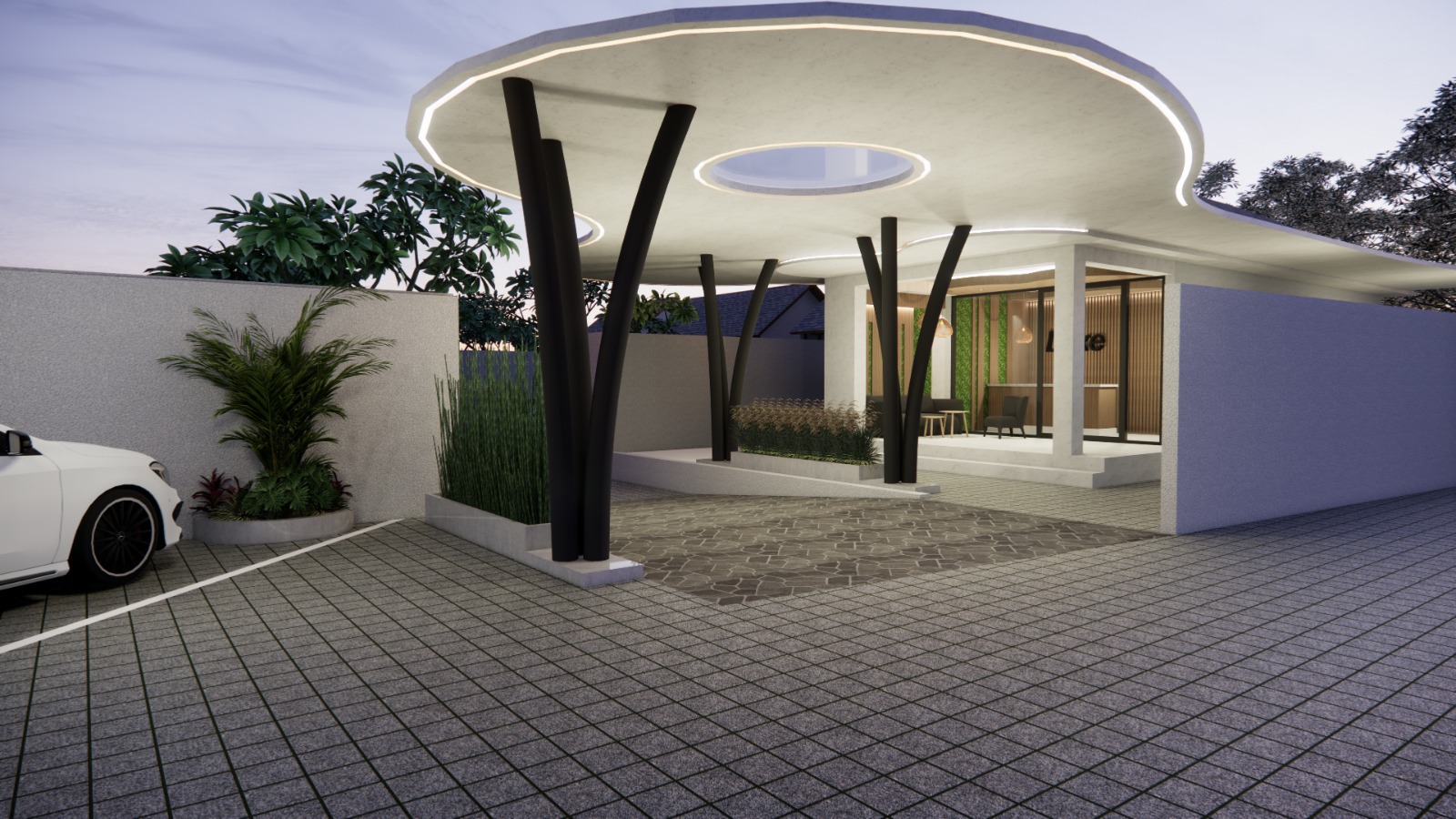 Sanur Villa exterior Luxury fully furnished Sanur villa